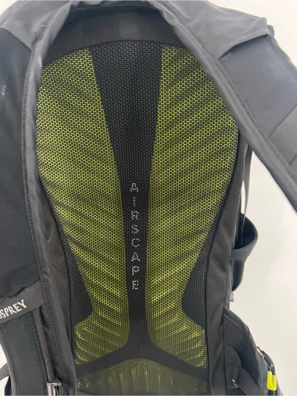 Osprey Raptor 14 Hydration Hiking Backpack - Black with Lime Accents